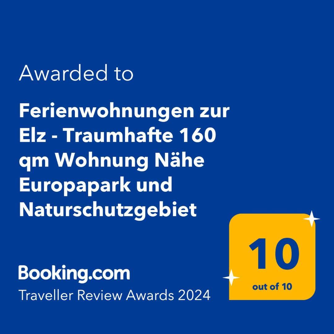 Ferienwohnungen Zur Elz - Traumhafte 160 Qm Wohnung Mit Pool Und Garten Naehe Des Europaparks คัปเพล-กราเฟินเฮาเซน ภายนอก รูปภาพ