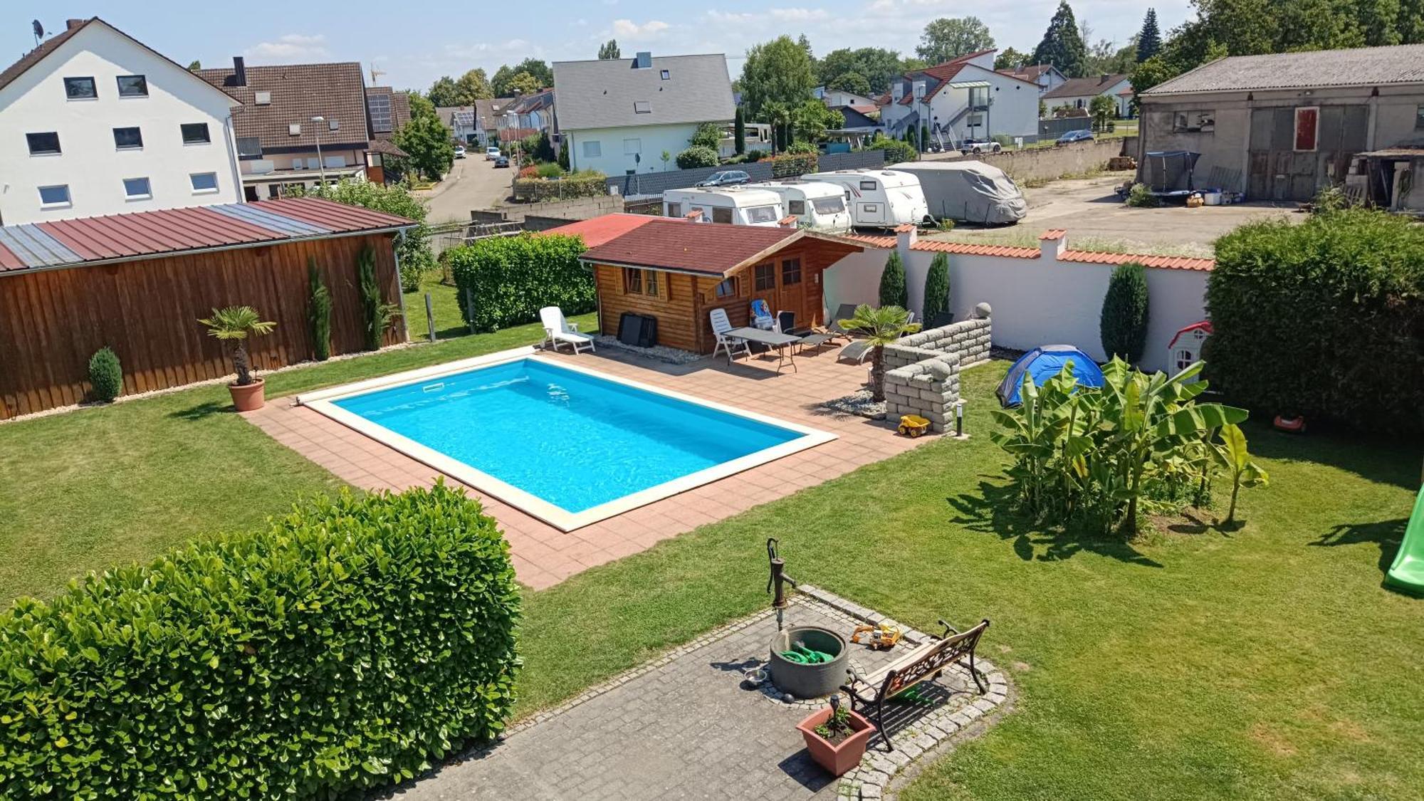 Ferienwohnungen Zur Elz - Traumhafte 160 Qm Wohnung Mit Pool Und Garten Naehe Des Europaparks คัปเพล-กราเฟินเฮาเซน ภายนอก รูปภาพ